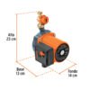 103355 - Bomba presurizadora 1/6 HP, con sensor regulable, TRUPER