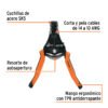 103357 - Pinza 6.5" pela cables automática, 14 a 10 AWG, TRUPER
