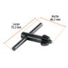 103358 - Llave para broquero de 1/4", TRUPER