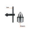 103359.1 103359 - Broquero 1/4" con llave, cuerpo estriado, TRUPER EXPERT