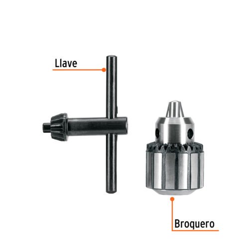 103359.1 103359 - Broquero 1/4" con llave, cuerpo estriado, TRUPER EXPERT