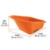 103361.1 103361 - Concha plástica para carretilla TP-7X, TRUPER EXPERT