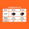 103377 - Combo cargador dual con 2 baterías de 2Ah, 20V, TRUPER PRO