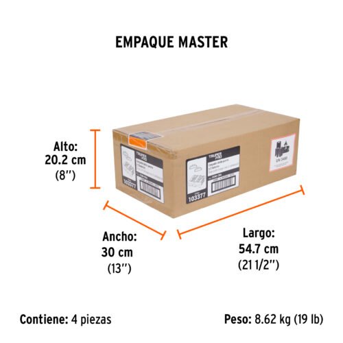 103377 - Combo cargador dual con 2 baterías de 2Ah, 20V, TRUPER PRO
