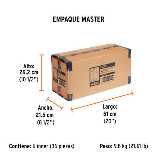 103390 - Mandril de cambio rápido con adaptadores y broca, Truper