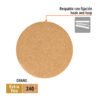 103415 - Paquete c/5 discos de lija 6" grano 240, ciegos
