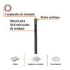 103432 - Broca diamantada 1/4" (6 mm), TRUPER