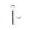 103432 - Broca diamantada 1/4" (6 mm), TRUPER