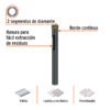 103433 - Broca diamantada 5/16" (8 mm), TRUPER