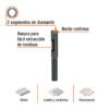 103434 - Broca diamantada 3/8" (10 mm), TRUPER