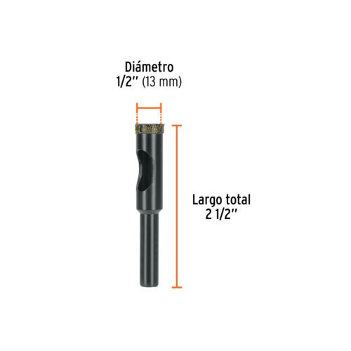 103435 - Broca diamantada 1/2" (13 mm), TRUPER