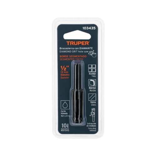 103435 - Broca diamantada 1/2" (13 mm), TRUPER