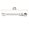 103446 - Llave combinada con matraca 12 mm flexible, Expert