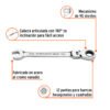 103448 - Llave combinada con matraca 14 mm flexible, Expert