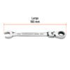 103448 - Llave combinada con matraca 14 mm flexible, Expert