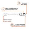 103449 - Llave combinada con matraca 15 mm flexible, Expert