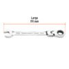 103449 - Llave combinada con matraca 15 mm flexible, Expert