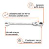 103459 - Llave combinada con matraca 8 mm flexible, Expert