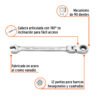 103460 - Llave combinada con matraca 10 mm flexible, Expert