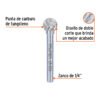 103481 - Lima rotativa punta esférica, 13 mm, TRUPER