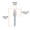 103501 - Lima rotativa punta flama, 13 mm, TRUPER
