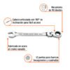 103540 - Llave combinada con matraca 16 mm flexible, Expert