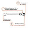 103541 - Llave combinada con matraca 17 mm flexible, Expert