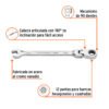 103543 - Llave combinada con matraca 19 mm flexible, Expert