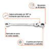 103545 - Llave combinada con matraca 5/16" flexible, Expert