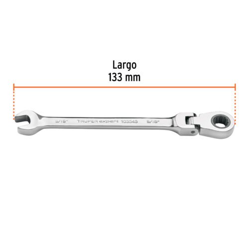 103545 - Llave combinada con matraca 5/16" flexible, Expert