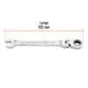 103547 - Llave combinada con matraca 7/16" flexible, Expert