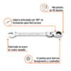 103548 - Llave combinada con matraca 1/2" flexible, Expert