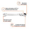 103550 - Llave combinada con matraca 5/8" flexible, Expert