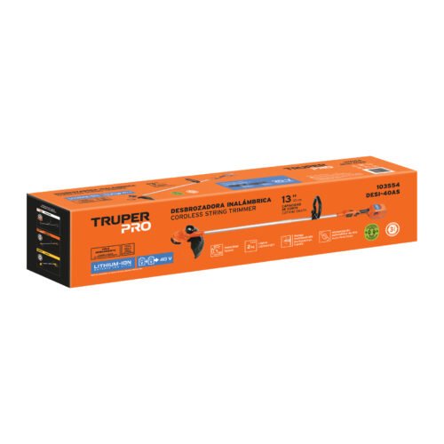 103554 - Desbrozadora inalámbrica 40V, sin accesorios, TRUPER PRO