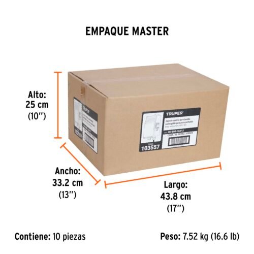 103557 - Caja de control p/bomba pozo profundo 1 HP, 220V, Truper