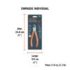 103570 - Pinza de corte al ras 6" mango de PVC, Truper