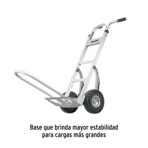 103575 - Diablo de carga de aluminio 250 kg con extensión de base