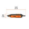 103581 - Herramienta rotativa 135W con 211 accesorios, TRUPER PRO
