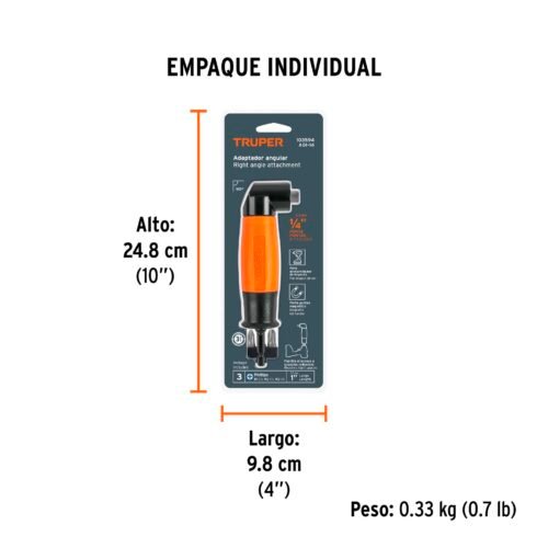 103594 - Adaptador p/destornilladores de impacto, porta puntas 1/4"