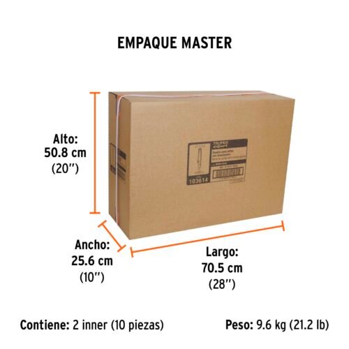 103614 - Bomba de aire con manómetro, 160 psi, TRUPER EXPERT