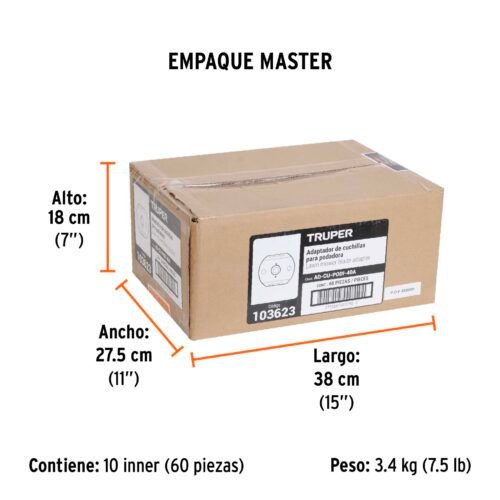 103623 - Adaptador de cuchillas de repuesto para PODI-40A, Truper