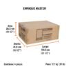 103630.6 103630 - Red de carga 2.44 m x 2.05 m para camioneta, 3.5 Ton,Truper