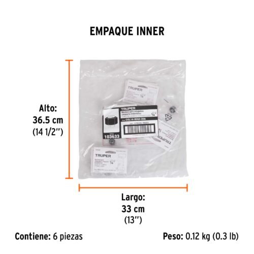 103633 - Collet de 1/4" para ROUI-20A, Truper
