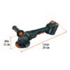 103639 - Esmeriladora 4-1/2", 20V, int. paleta, 1 batería 4Ah, MAX