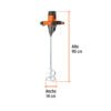 103662 - Mezcladora eléctrica 1400W, TRUPER PRO