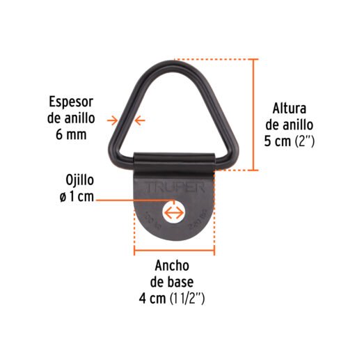 103697 - Blister con 10 anclajes para redes de carga de 3.5 ton.