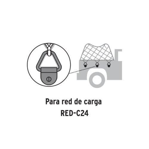 103697 - Blister con 10 anclajes para redes de carga de 3.5 ton.
