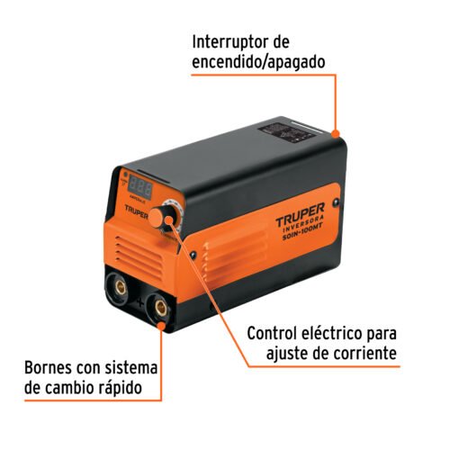 103701 - Mini soldadora inversora 100A, 127V, TRUPER