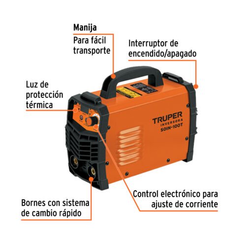 103702 - Soldadora inversora 100A, 127V, TRUPER