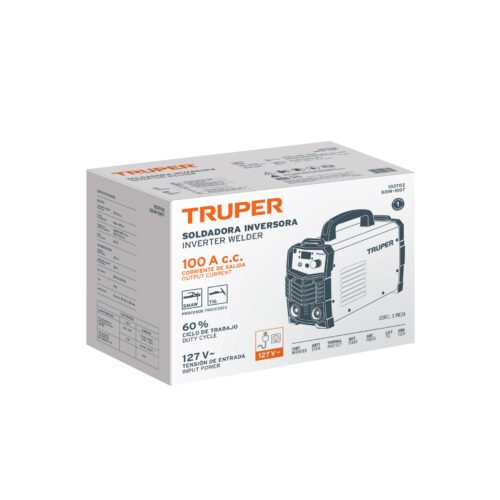 103702 - Soldadora inversora 100A, 127V, TRUPER